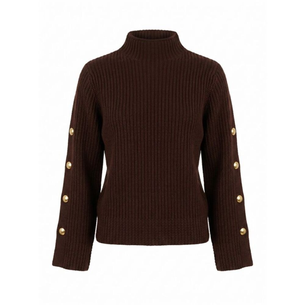 Twin Set Women Sweater With Metal Buttons